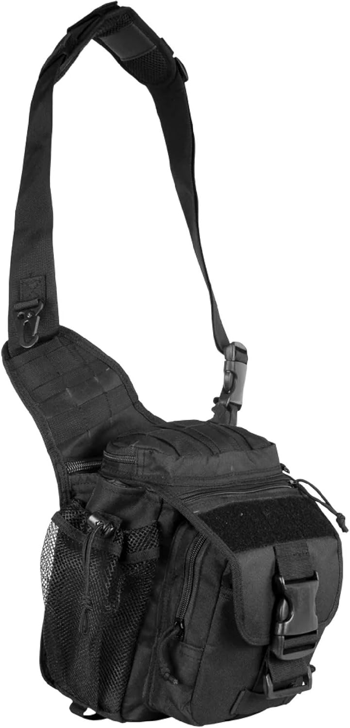 Fox Outdoor Products Advanced Tactical Hipster Crossbody Bag w/Concealed Storage, Modular Pockets & Adjustable Carry System