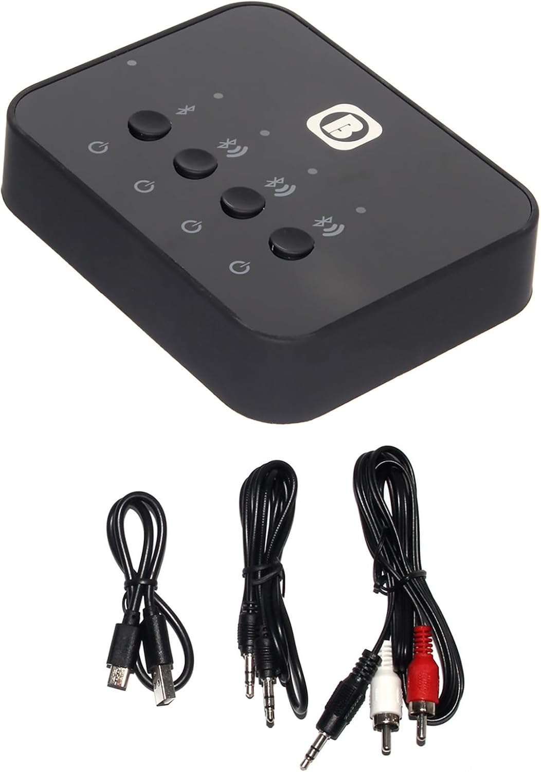 Exquisite Wireless Bluetooth Transmitter, Portable Battery, Stereo Sound Launcher with Built-in 4 Modules