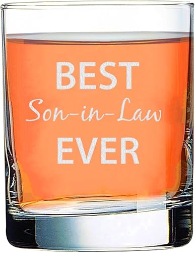 Miniatura 122 de Best G Pa Ever - Vaso de whisky Bourbon Old Fashsioned de 10.5 onzas grabadas con láser, vasos de cóctel transparentes grabados con grabado a mano,