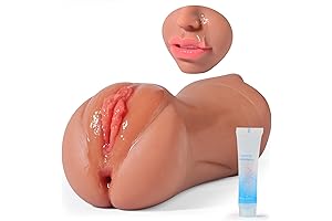 3-in-1 Pocket Pussy with Realistic Lifelike Face