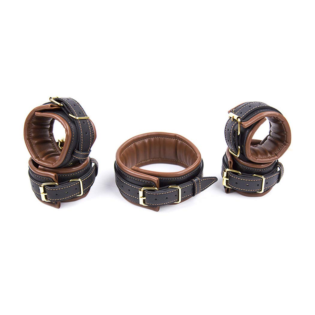 Kit Bondage Cuir Pour Couples – Harnais, Menottes, Sangles, Neuf, Taille Unique