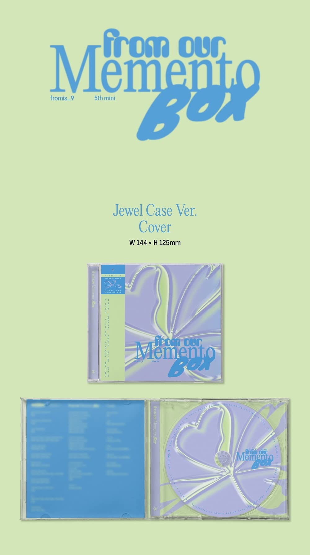Dreamus fromis 9 - 5th Mini Album from our Memento Box Jewel Case Random version CD