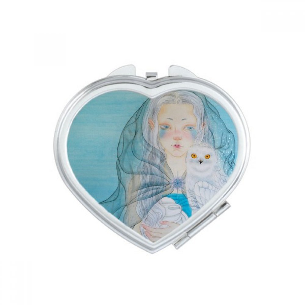 Miroir compact de maquillage style chinois pour vos retouches nomades
