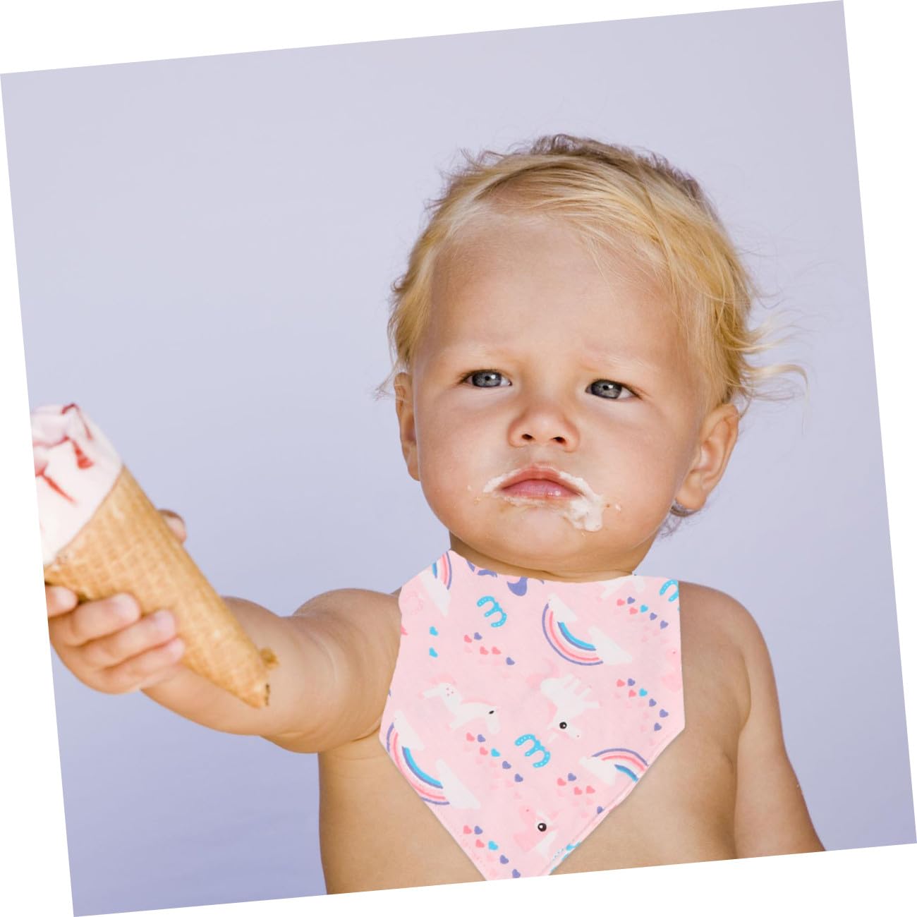 TOYANDONA 15 Piezas Baberos Para Bebé Baberos Baberos De Bebé Bufanda Toallas De Saliva Baberos Simples Bufandas Triangulares Para Bebés Baberos De Alimentación Para El Almuerzo Botón