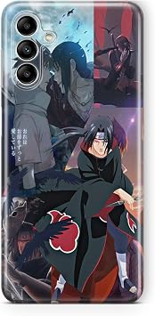 Multitronic Samsung Galaxy A04s ile Uyumlu Uchiha Itachi Tasar m Bask l   effaf K l f