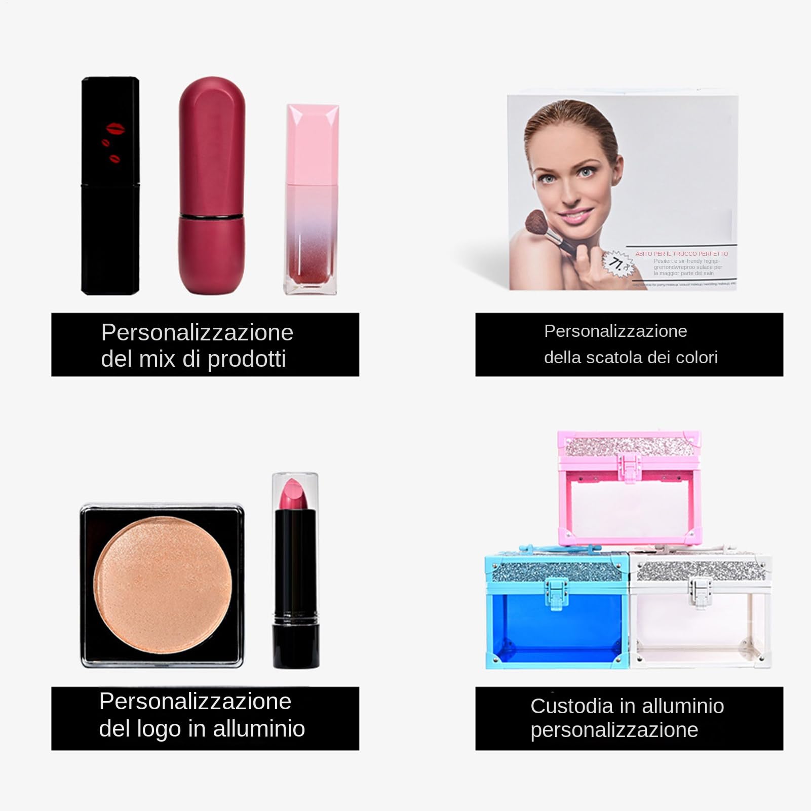 Trousse De Pour Adolescentes Palette De Professionnelle | Étui De Rangement Cosmétique Polyvalent Pour Événements Spéciaux Et Cérémonies De Mariage
