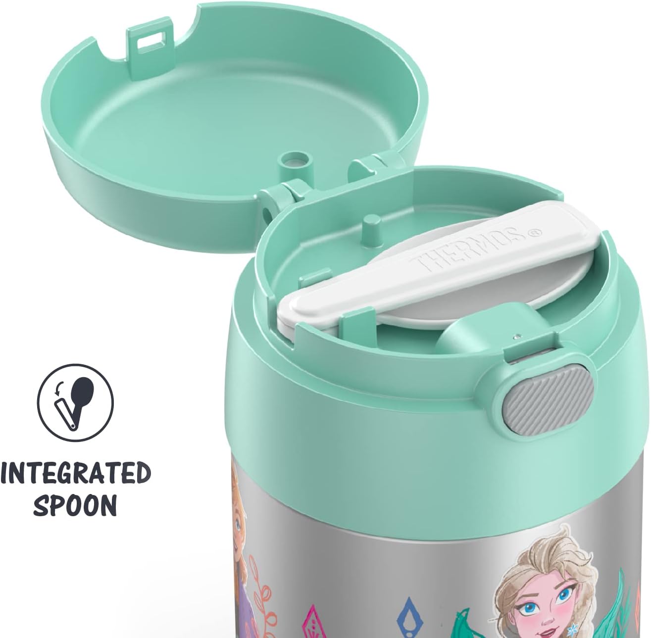 THERMOS FUNTAINER Frozen 2 Kids Bottles and Food Jars Bundle (12oz and 10oz)
