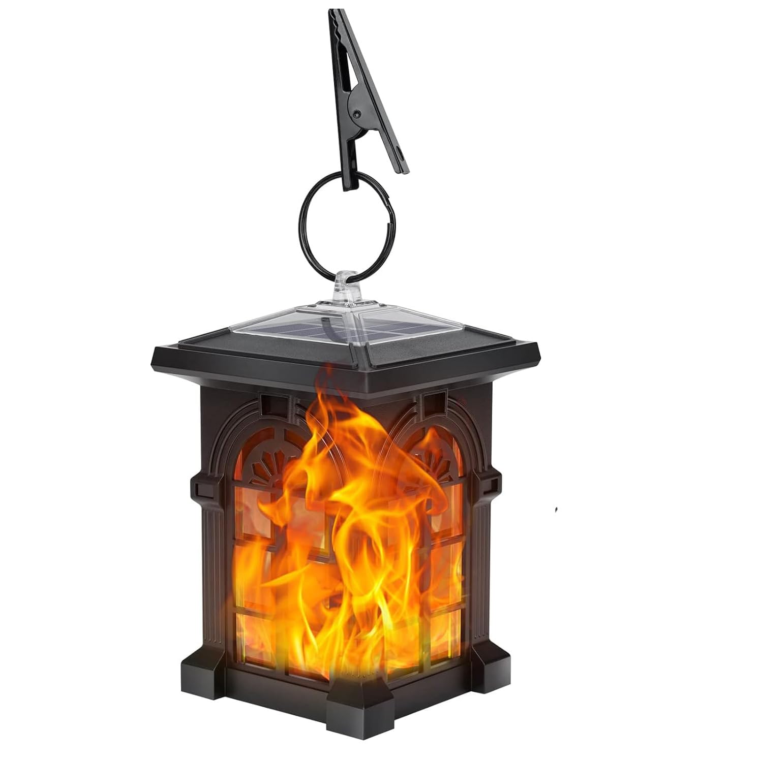 RIDEN Solar Outdoor Lights, Futuriol Solar Hanging Lantern with Flickering Flame, IP65 Waterproof Solar Powered Landscape Garden Lights for Camping Christmas Decor Patio Driveway Walkway Pool 1 Pack (B0CSWV73L7) Amazon Price History, Amazon Price Tracker