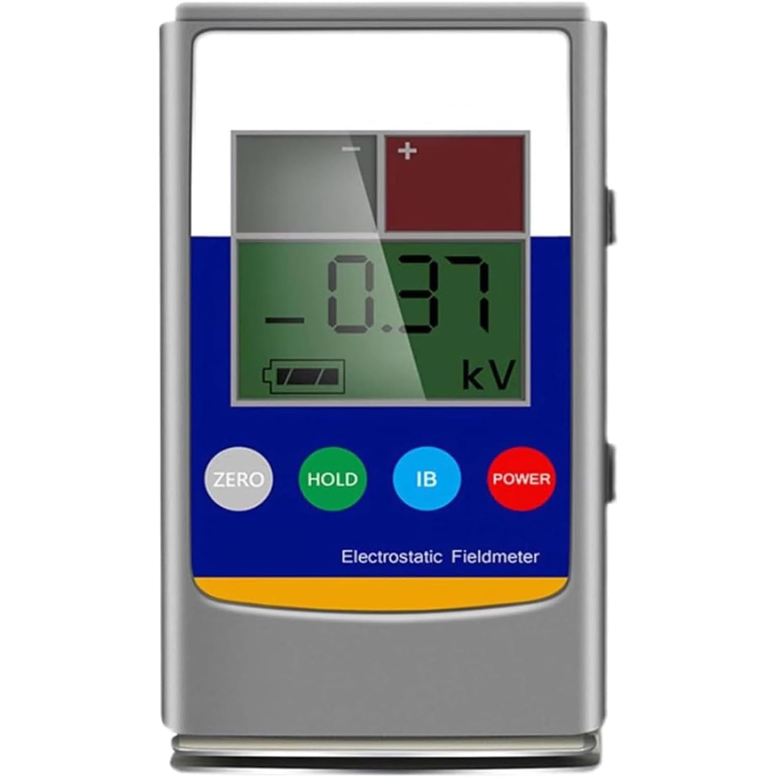 Medidor De Campo Electrostático, Probador Electrostático Portátil De 0-20 Kv con Pantalla LCD, Probador De Equilibrio Iónico para Fibras Textiles, Papel, Caucho Y Plástico.