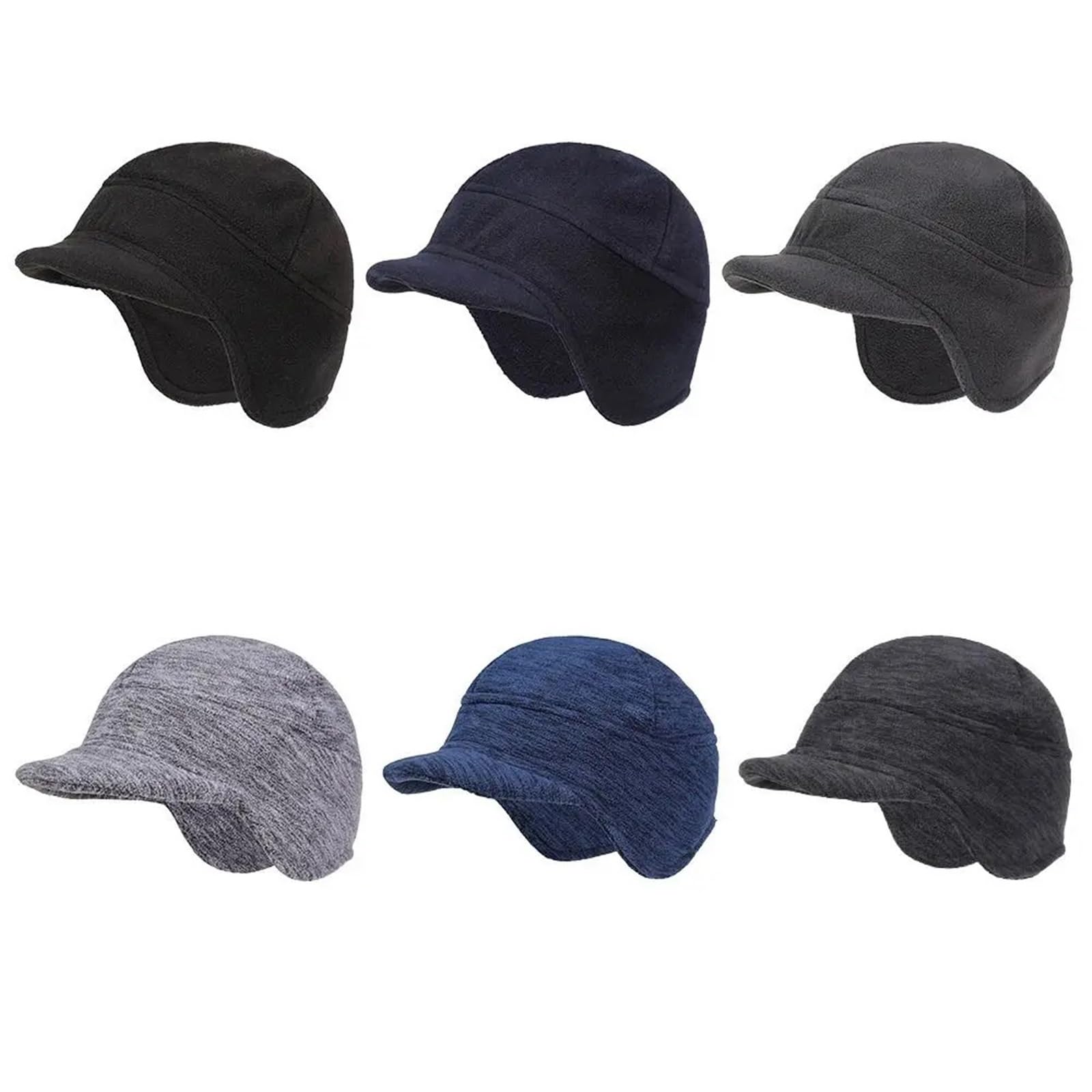 Cappello di peluche spesso e caldo Berretto da ciclismo Uomo Donna invernale Copri orecchio esterno antivento for protezione for le orecchie Berretti lavorati a maglia Per Il Ciclismo