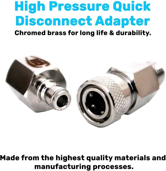 H2Odyssey High Pressure Quick Disconnect Adapter - Essential Scuba Diving Accessory