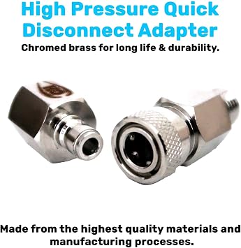 H2Odyssey High Pressure Quick Disconnect Adapter - Essential Scuba Diving Accessory