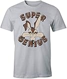 Looney Tunes - Super Genius Coyote Org. 100% Bio-Baumwolle nachhaltig - langlebig (S)