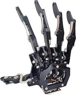 Robot toy 5 Dof Robot Hand-Five Fingers/Finished Bionic Palm/Assembled Claw/Gripper/Left/Right/DIY 1PCS Smart programmable robot (Color : Right hand)