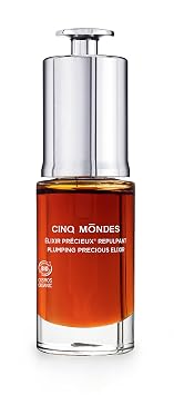 Cinq Mondes Plumping Precious Elixir Facial Oil Serum 0.50 fl oz - With Blackcurrant Seed Oil And Plant Super Oils To Help Firm And Tone Mature Skin - With Natural Essential Fatty Acids