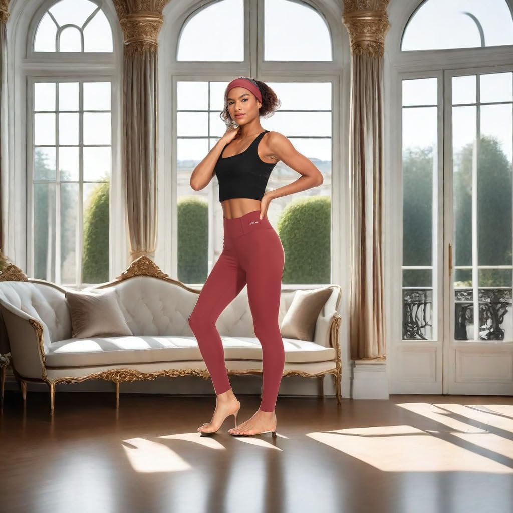 Yoga Leggings for Women with Pocket,High Waisted Workout Running Shaping Tummy Control Buttery Soft.