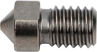 bicos de extrusão, bicos de rosca m6x1 bicos de extrusão de impressora 3d extrusão lisa resistente ao desgaste bico de impressora 3d 5 pçs/conjunto para abs (0,4 mm)