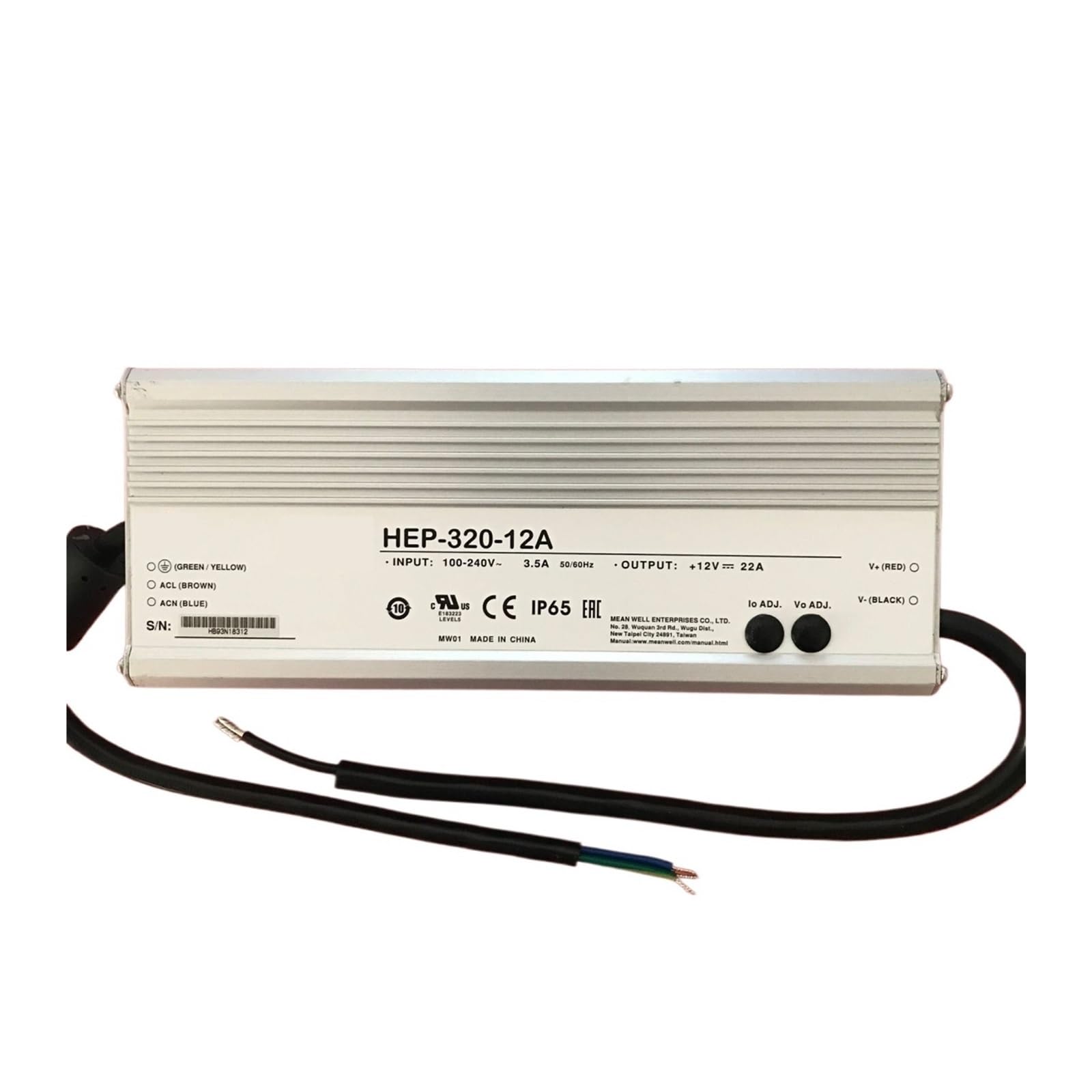 XDDQWSWA HEP-320-24A / 24V 320W Switching Power Supply