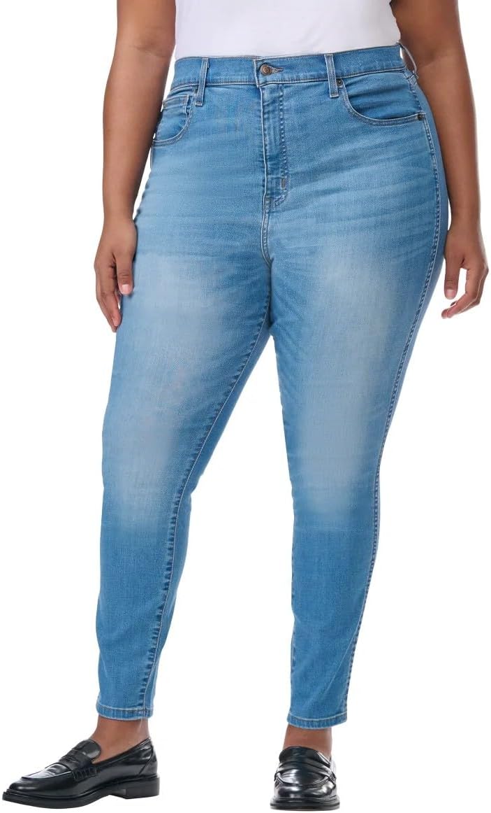 KIRKLAND Signature Women's High-Rise Skinny Jeans, Cotton Blend, 28-inch Inseam - Image 4