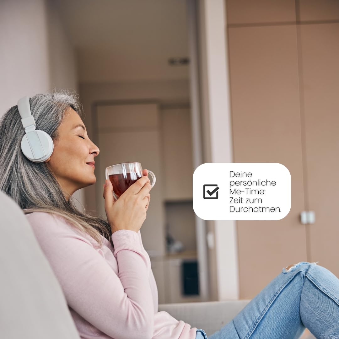 TEA MEDITATION BOX | Geschenk-Set | Entspannung für Körper & Geist | Inhalt: 10 x geführte Teemeditation, 10x Bio-Tee, 1x Meditationsglas