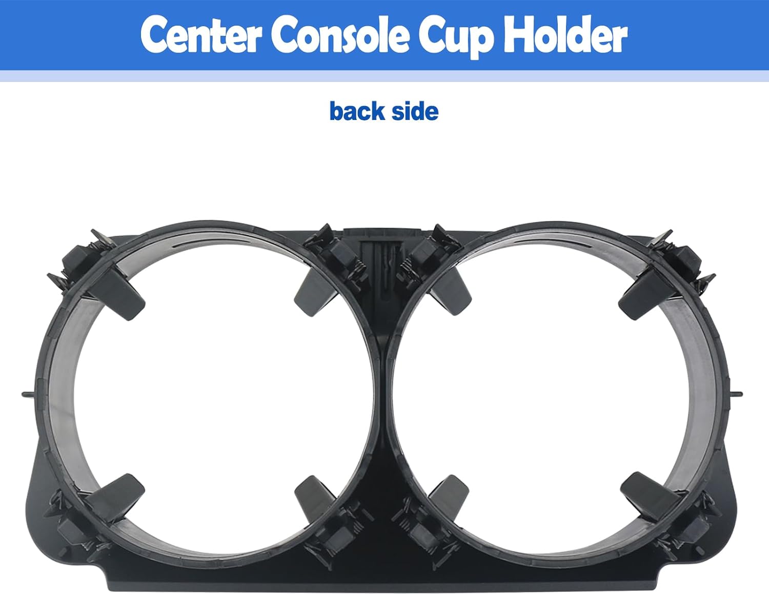 Center Console Cup Holder Insert Compatible with 2015-2021 Mercedes-Benz C180 C200 C250 C300 C350 C400 C43 C450 C63 Replaces 2056800691 - Image 6