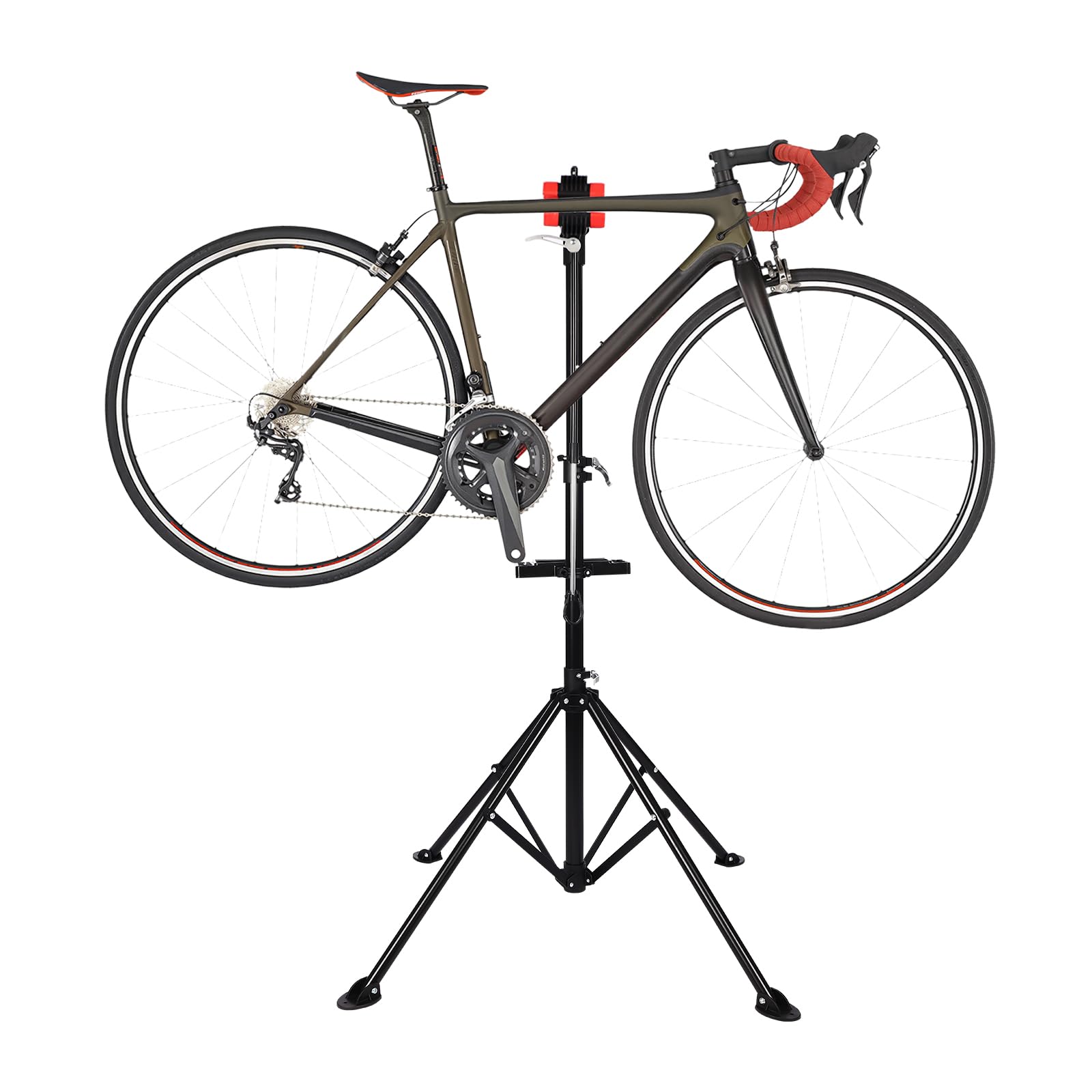 Fahrradmontageständer, Fahrradständer E-Bike Reparaturständer Fahrrad Werkstattständer, Höhenverstellbarer Fahrradmontageständer, Profi Reparaturständer bis 30 kg Belastbar, für Rennrad Mountainbike