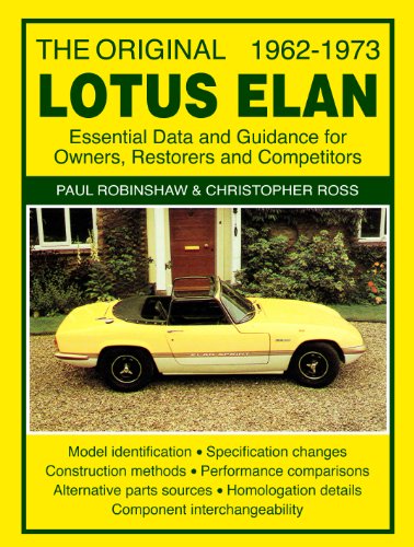  The Original Lotus Elan: Essential Data & Guidance for Owners, Restorers & Competitors
