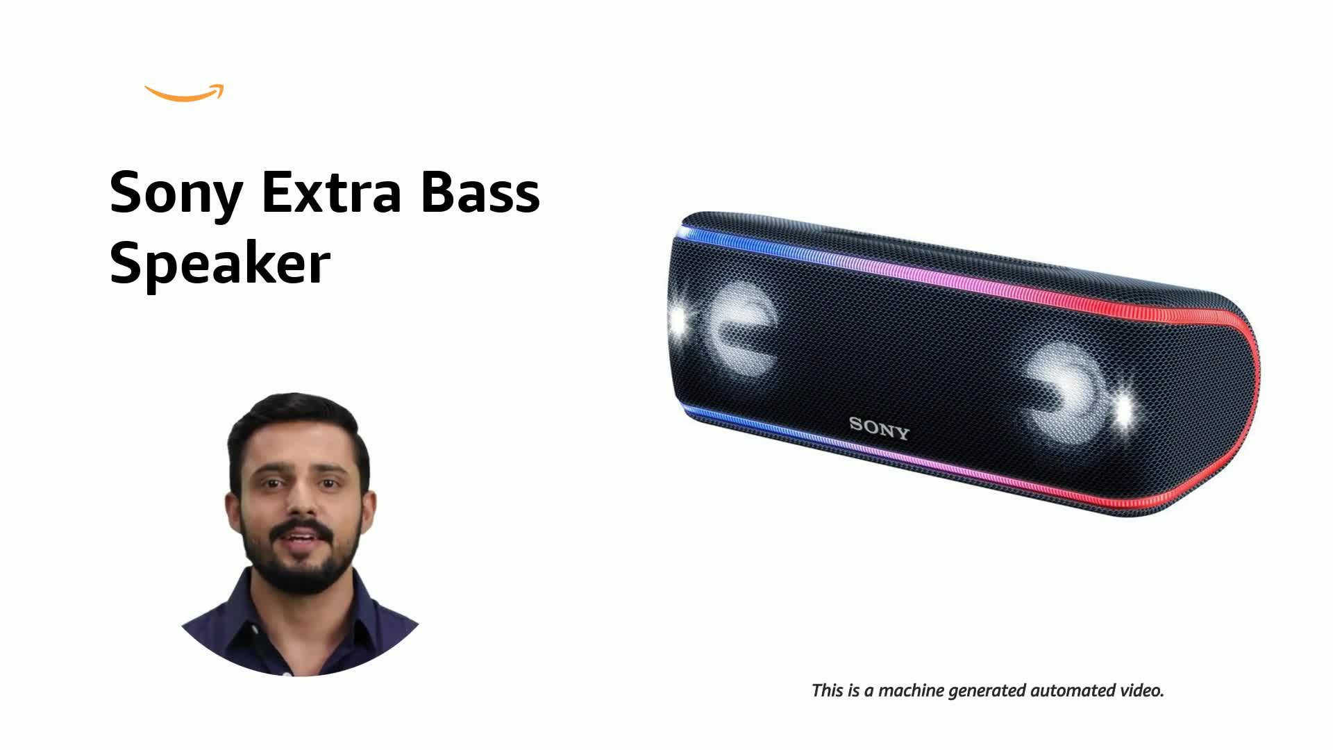 Sony SRS-XB41 Wireless Extra Bass Bluetooth Speaker with 24
