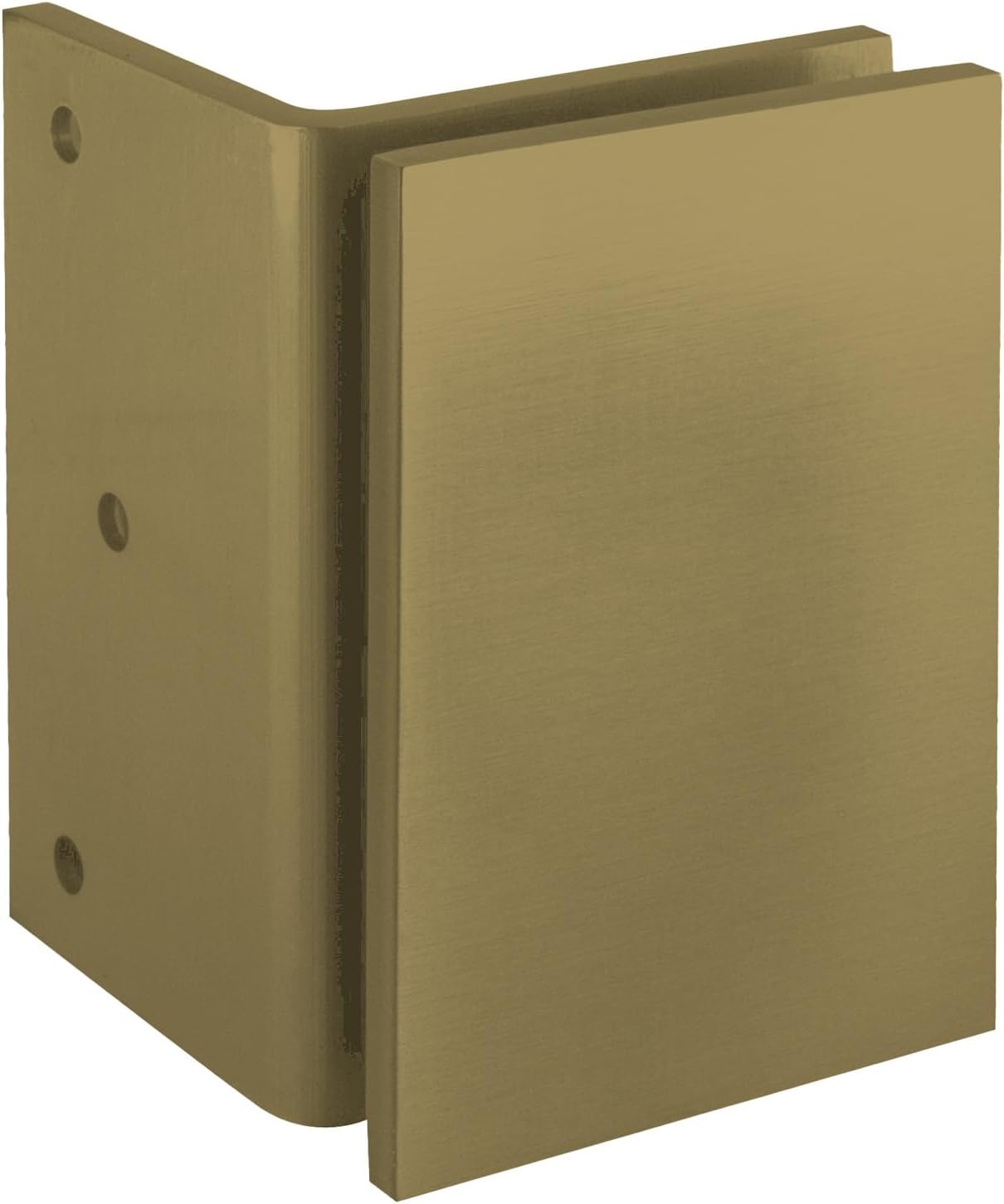 Brixwell GWMB90SB Satin Brass Geneva Series Wall Mount Bracket