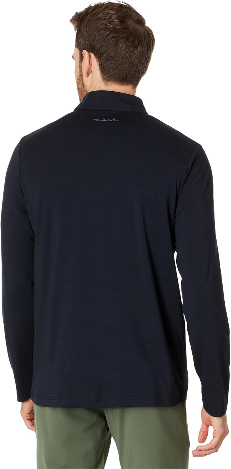 TravisMathew The Heater 1/4 Zip Black MD