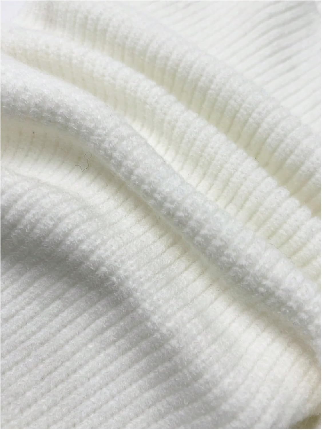 Verdusa Women's Off The Shoulder Cozy Sweaters Elegant Knit Pullover Wrap Crop Tops Fall Outfits - Image 5