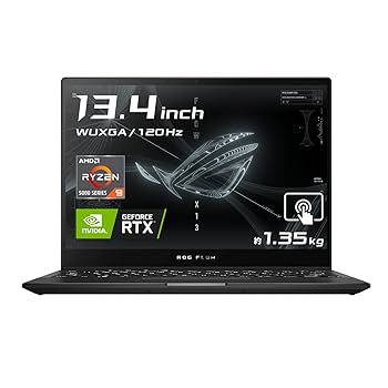 ASUS - ASUS R.O.G. FLOW X13 GV301RC-R7 ゲーミングノート Amazon.co.jp: ASUSTek ゲーミングノートパソコン ROG Flow X13