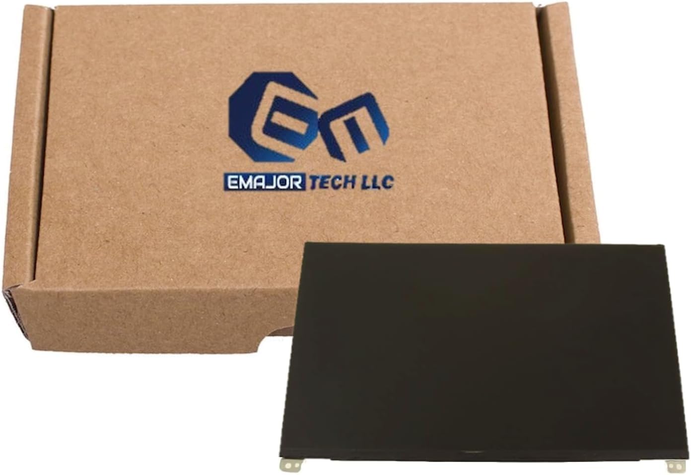 EM EMAJOR TECH New Screen Replacement for Dell DP/N 0937MP 937MP 1366X768 HD Non-Touch LCD LED Screen Display with Rails Bracket