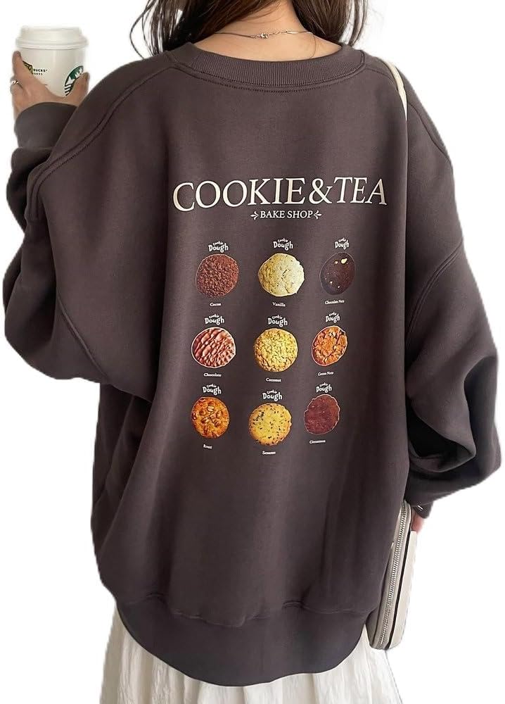 MERCH スウェット チョコレートクッキードーナツ/ライトグレー