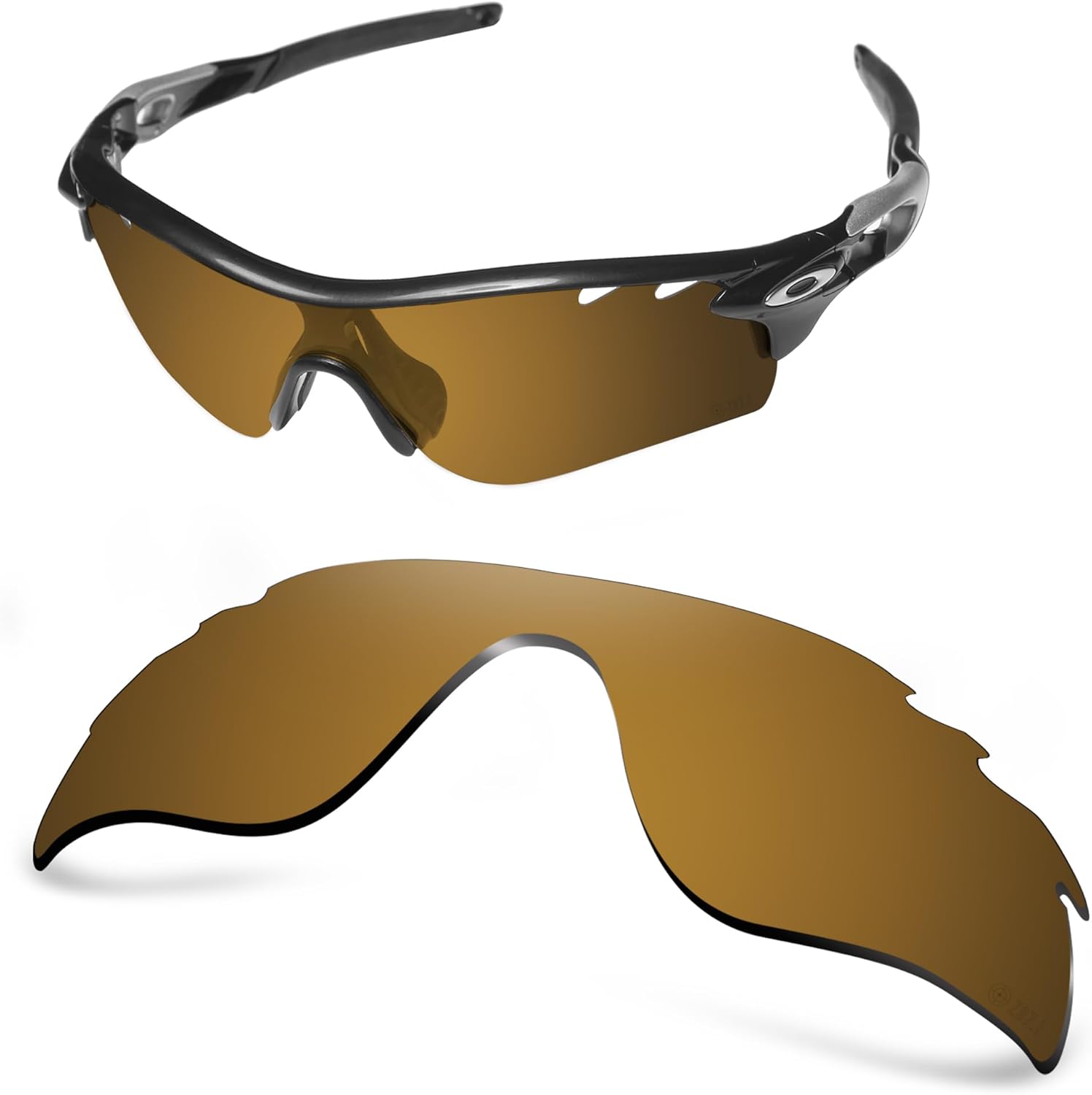 ANSI Z87.1 Replacement Lenses For Oakley RadarLock Path Vented Sunglasses - HI-DEF Photochromic