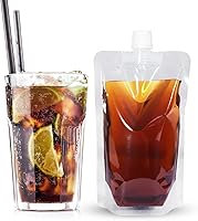 Vista 8 de Keon - Botellas de plástico reutilizables, a prueba de fugas, sin BPA, para viajes, deportes al aire libre, conciertos, eventos