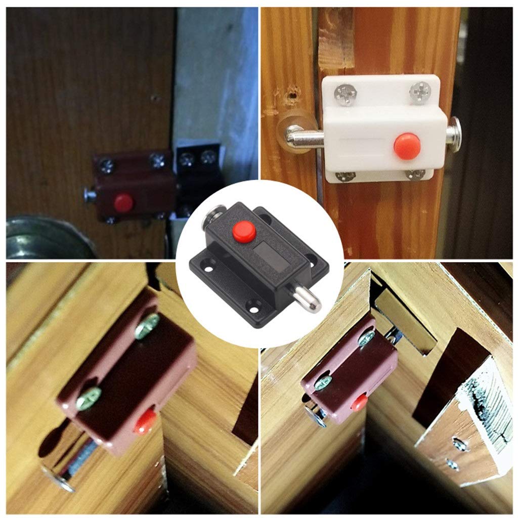 Bullone della serratura della porta, serratura a scrocco, chiavistelli della porta Serratura a scrocco for porte e finestre Armadietto Armadietto Scorrevole Bullone di sicurezza for la casa Ferramenta