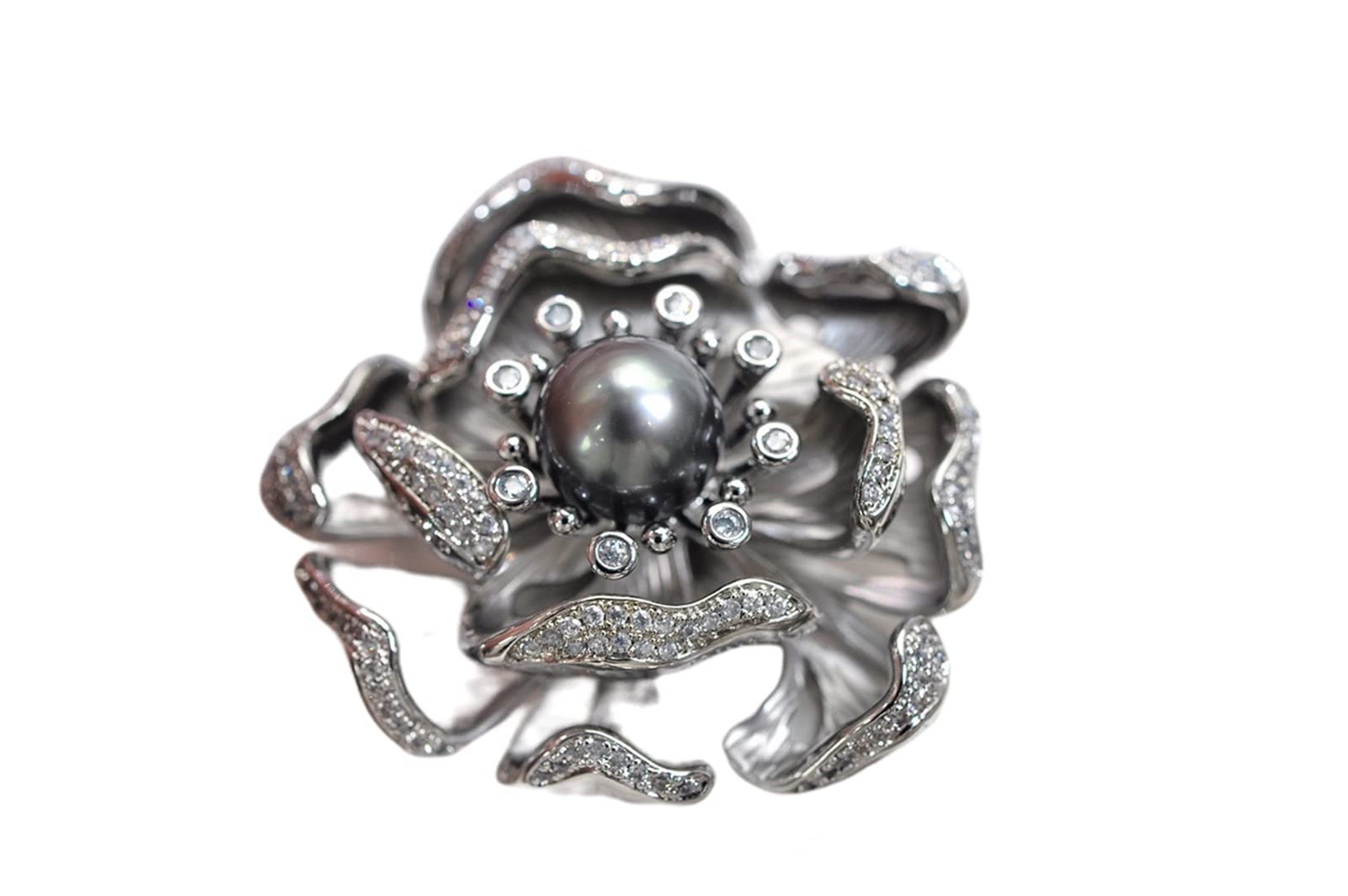 Broche de Perlas Naturales de 8-9 Mm para Mujer, cumpleaños, Broche de Perlas, joyería Exquisita con Broche de Relleno de Oro