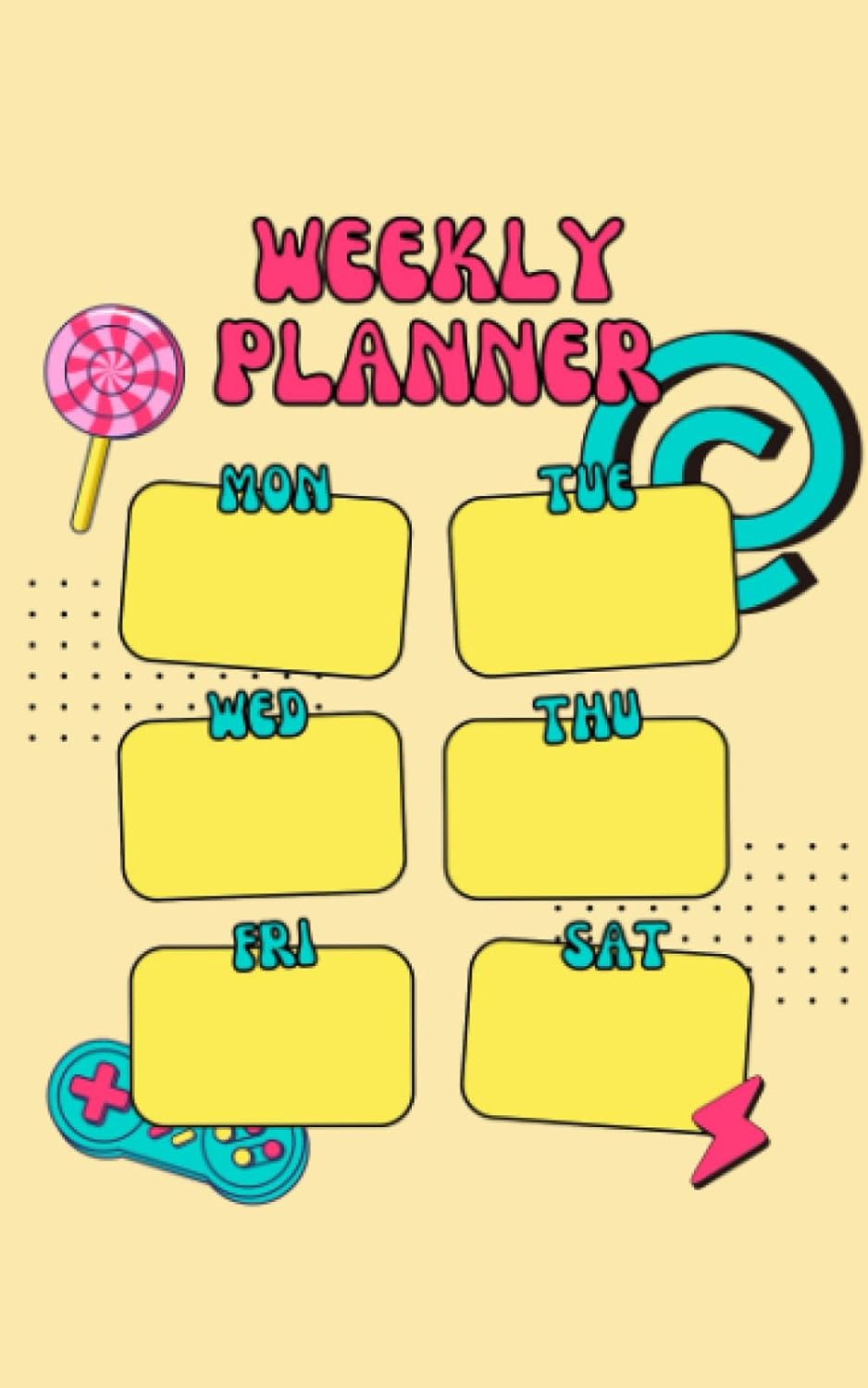 Weekly Planner: Oraganize, Prioritize, Succeed | Weekly Planning | Self-Care Checklist | Habit Tracker | Fitness Tracker