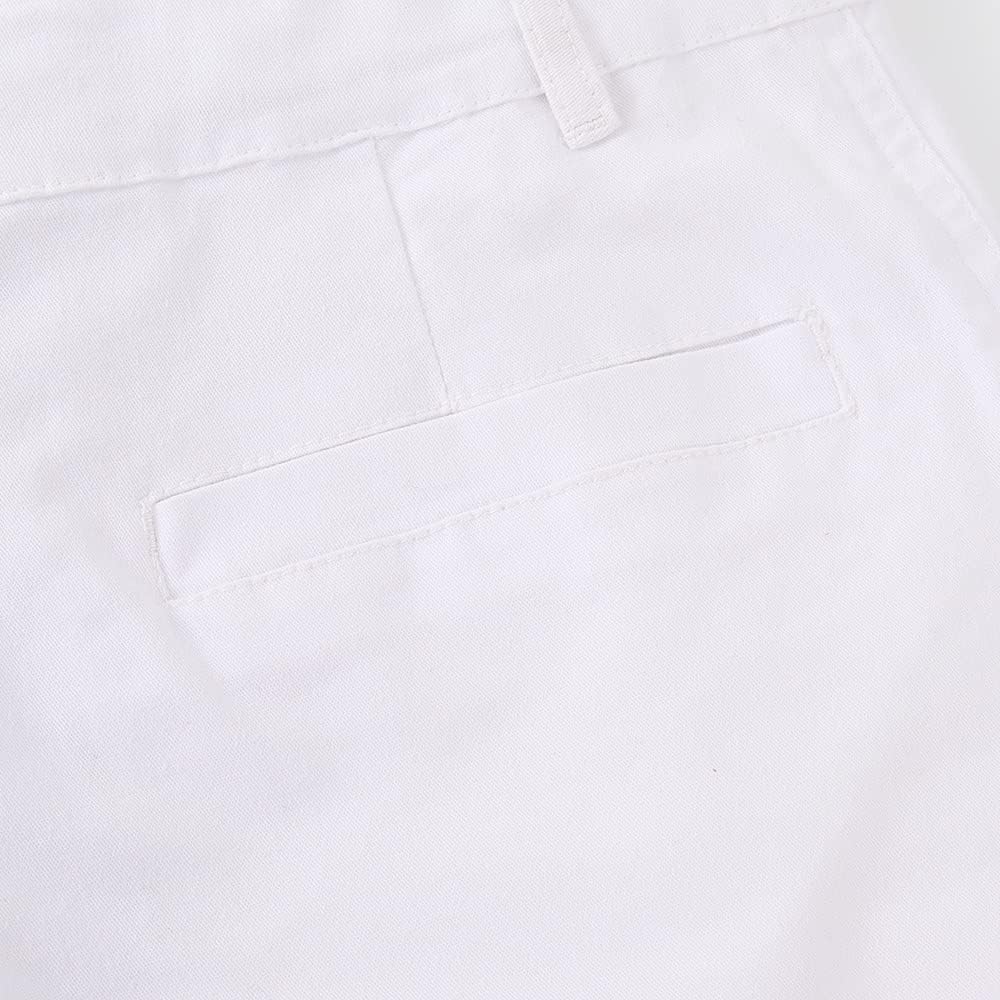 Spring&Gege Boys' Cotton Twill Flat Front Uniform Stretch Chino Shorts - Image 6