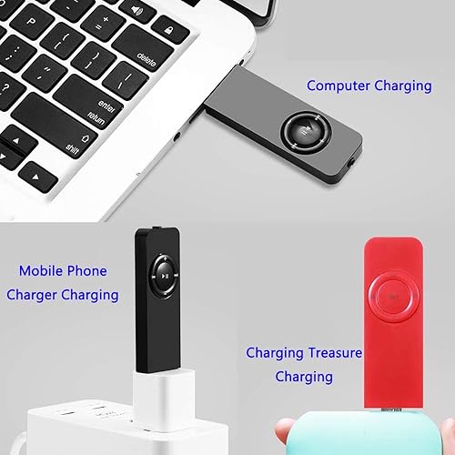 Miniatura 6 de Reproductor de MP3, reproductor de MP3 Dyzeryk de 4 GB con unidad flash USB, reproductor de música MP3 portátil de alta fidelidad sin pérdidas,