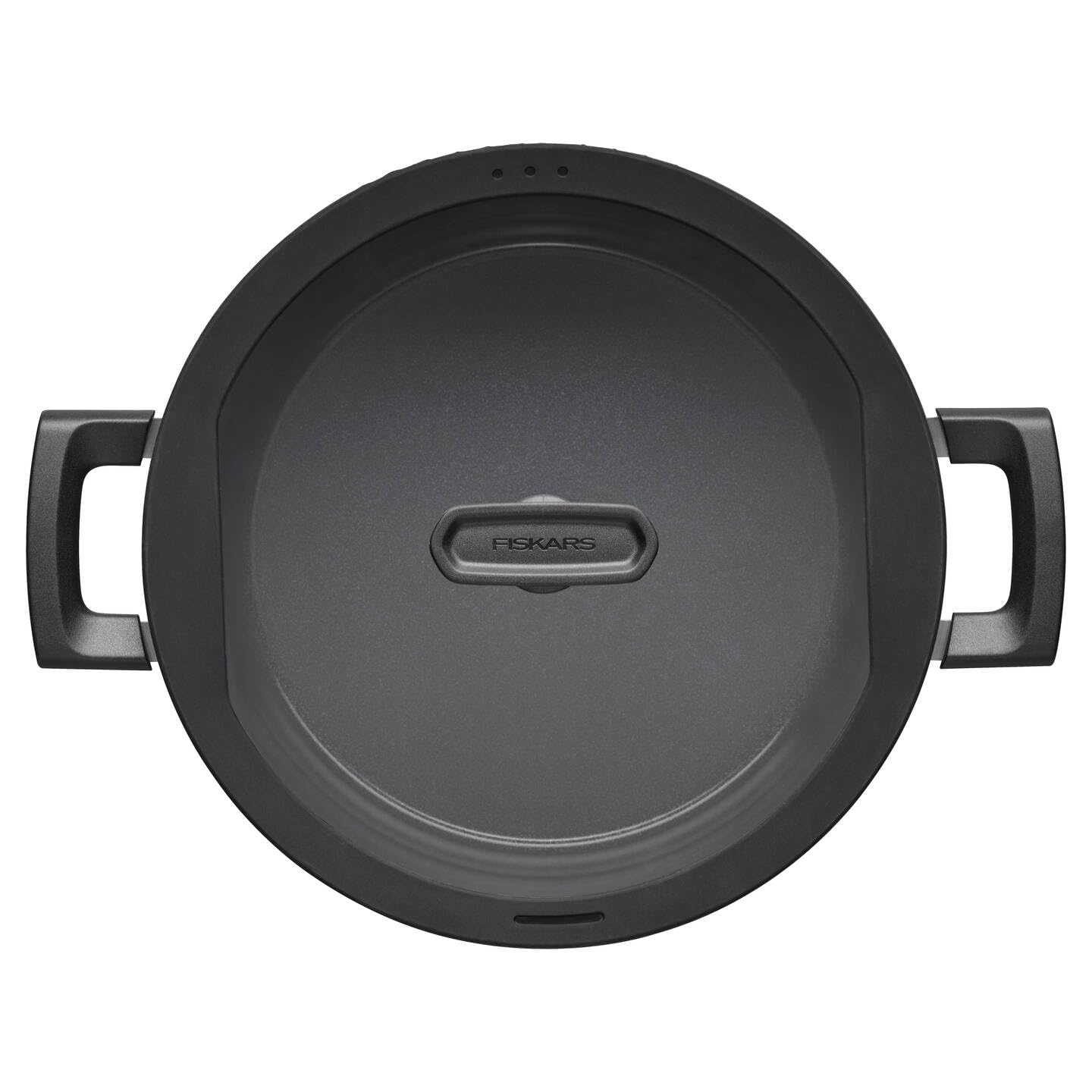 Fiskars Casseruola con Coperchio, Hard Face, Diametro 26 cm | Capacità: 5 litri, Rivestimento Antiaderente, Resistente ai Graffi, Alluminio/Plastica, 1075527