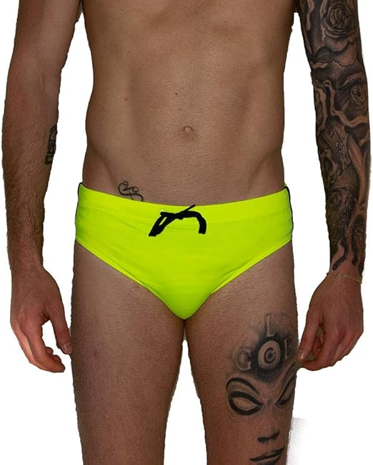 SUNDEK Slip Mare Uomo Giallo Fluo M : Amazon.it: Abbigliamento