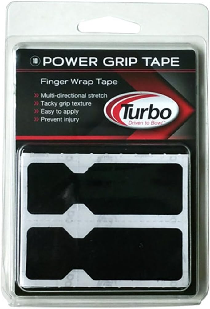 Turbo Power Grip Tape Pre-Cut Finger Tape Black- Pack of 30