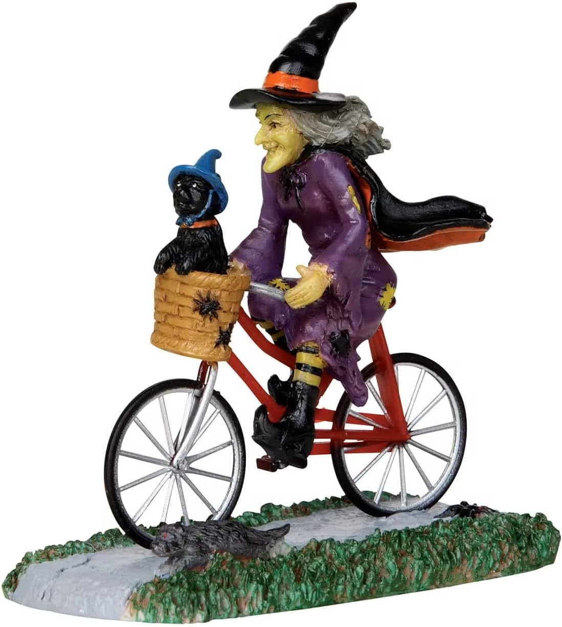 Lemax Be-Witching Bike Ride Figurine, #32109 for Halloween Village Display