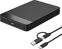 Vista 1 de Disco duro externo portátil ultradelgado de 120 GB, USB 3.1 tipo C, HDD, para PC, Mac, portátil, PS4, Xbox One