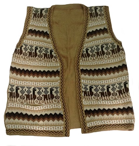 Gilet en laine d'alpaga unisexe en maille luxueuse et finitions artisanales