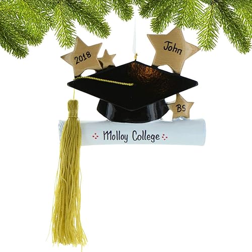 Miniatura 8 de Adorno de graduación personalizado 2024  Adornos de recuerdo 2024, adorno de Navidad de graduación 2024, borla 2024, decoraciones de graduación 2024