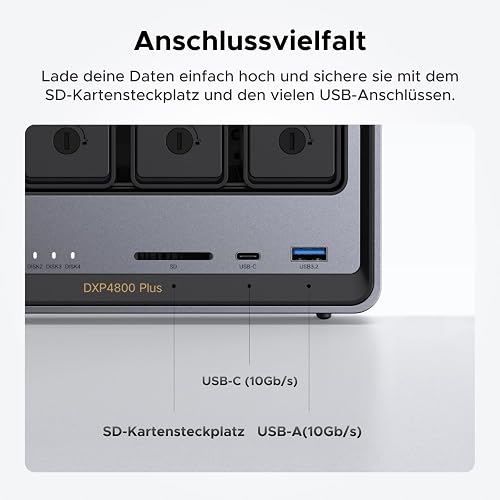 UGREEN NASync DXP4800 Plus 4 Bay NAS - 6
