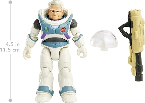 Miniatura 2 de Mattel Disney y Pixar Lightyear Space Ranger Alpha Darby Figura de acción de acero, 14 puntos de articulación y accesorios, escala de 5 pulgadas